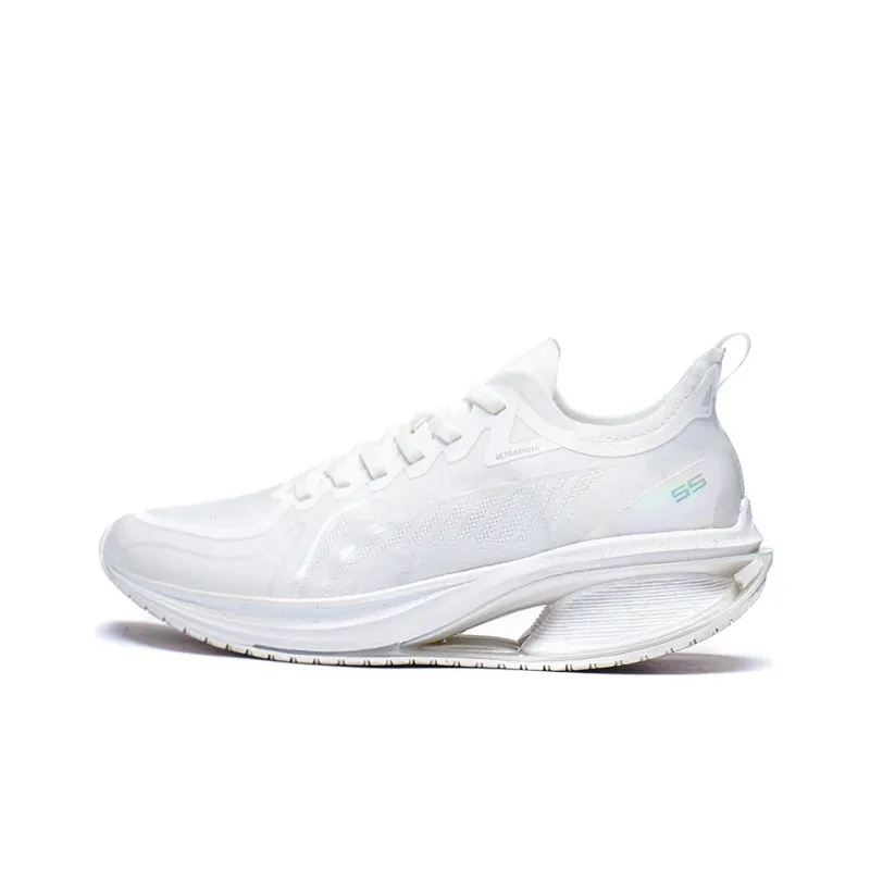 LiNing WuShi 5S 3.0 Anti Slip And Wear Resistant Breathable Low Top Running Shoes Women's Champagne White-0