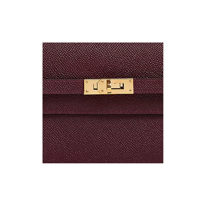HERMES Kelly To Go Epsom Leather Shoulder Bag Crossbody Bag Women's 57 Bordeaux Red-3