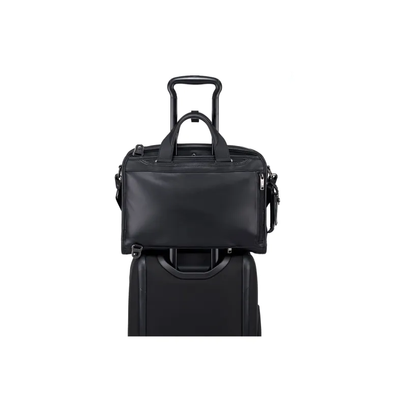 TUMI Cow Leather Briefcases Handbags Regular Men's Black-4