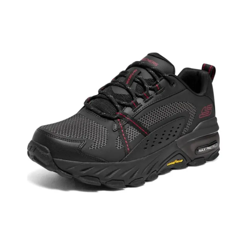 Skechers OUTDOOR Casual Shoes Men Low Top Black/Red/White/Yellow-2