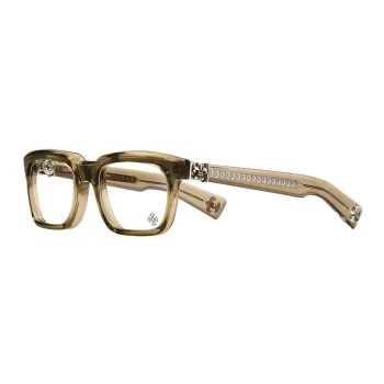 Chrome Hearts Eyeglass Frames Unisex Tea Brown