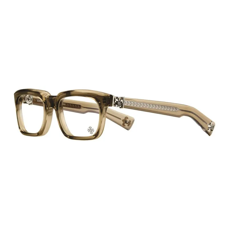 Chrome Hearts Eyeglass Frames Unisex Tea Brown-0