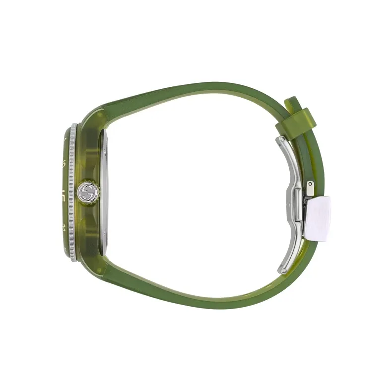 GUCCI Dive Collection Wrist Watch Automatic Mechanical Movement PC Plastic Strap 40mm Green Dial Women's Watch-3