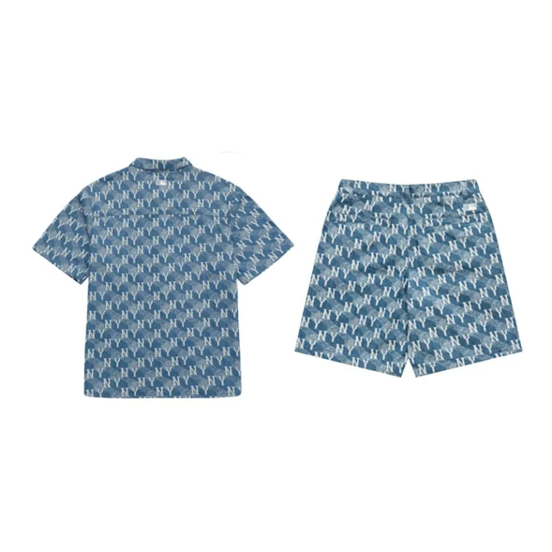 MLB New York Yankees Shirt Matching Sets Men-1