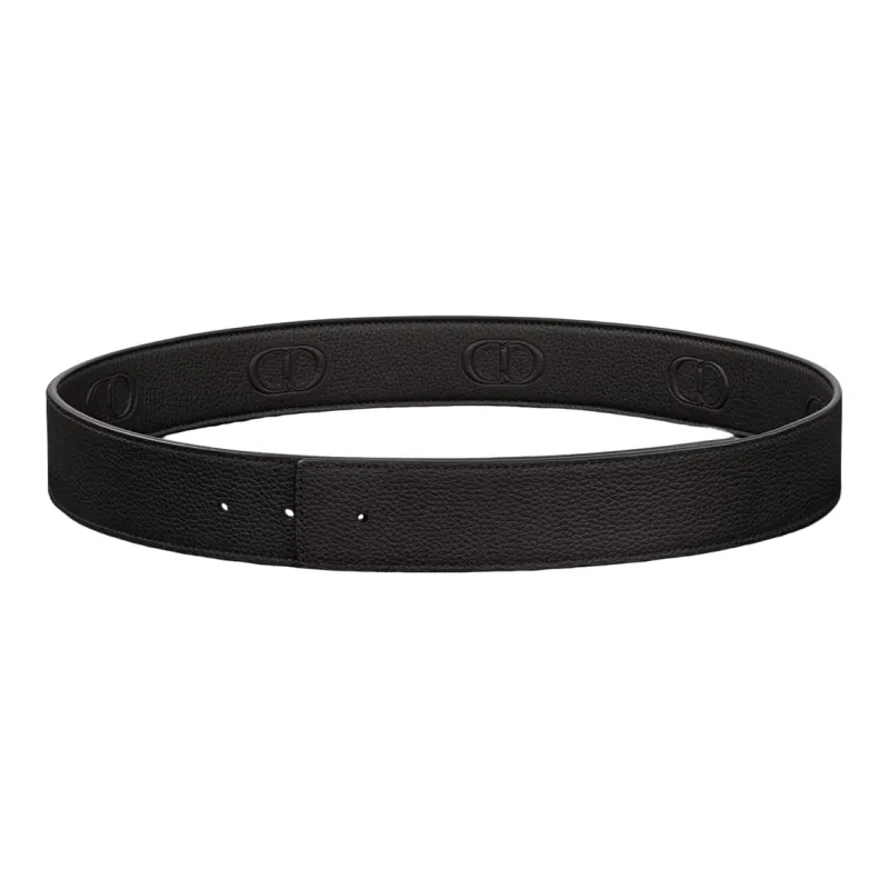 DIOR Leather Belts Men Black-1