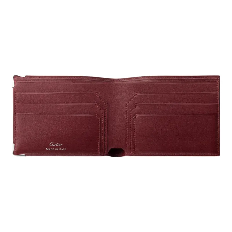 CARTIER Must De Cartier Calfskin Card Holder Women's Black-1