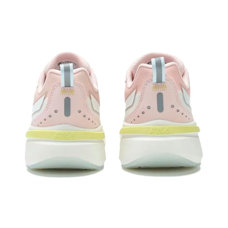 FILA NUVOLE Cushioning, Slip Resistant, And Abrasion Resistant Low Top Running Shoes Women's White Pink-2