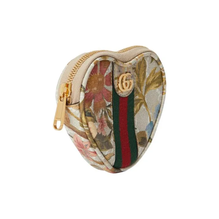 GUCCI Ophidia Canvas Coin Purse Canvas Bag Key Pouch Women's Multicolor-2