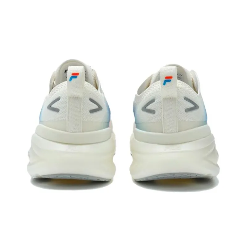 FILA NUVOLE Cushioning Anti Slip And Wear Resistant Low Top Training Running Shoes Men's White Orange-3