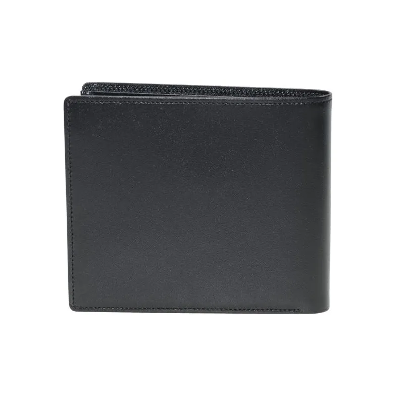 MONTBLANC Meisterstuck Smooth Leather Card Holder Wallets Men's Black-2