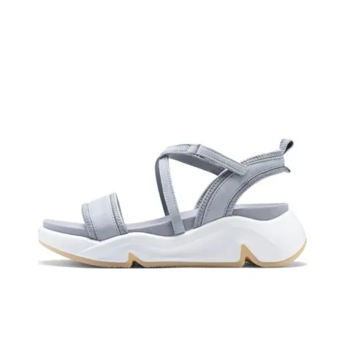 Ecco Tide Fun Stylish Sandals Women's Blue Gray