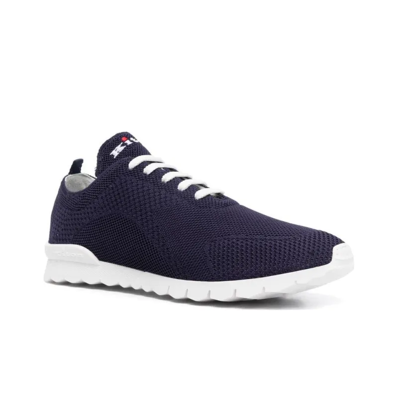 Kiton Logo-embroidered Knit Sneakers-2