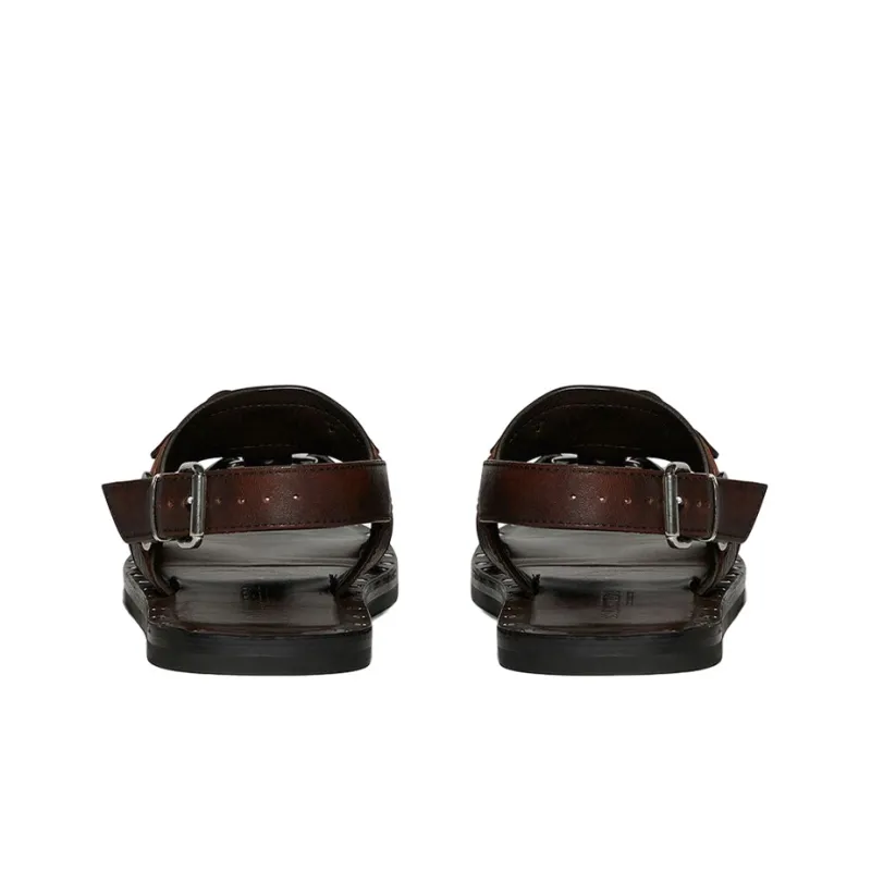 DSQUARED2 Stud-detail Calf-leather Sandals-4