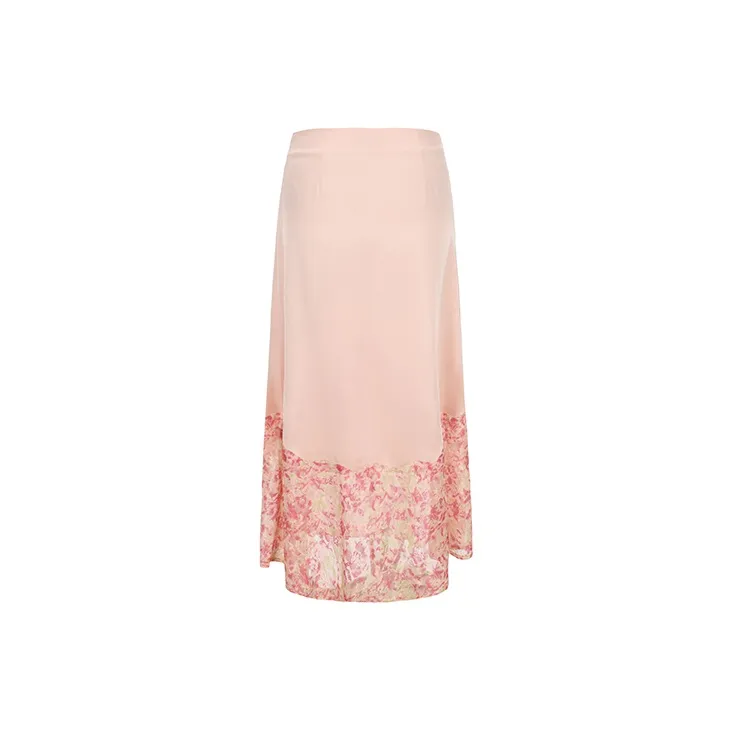 NANA JACQUELINE Casual Long Skirts Women's Pink-1
