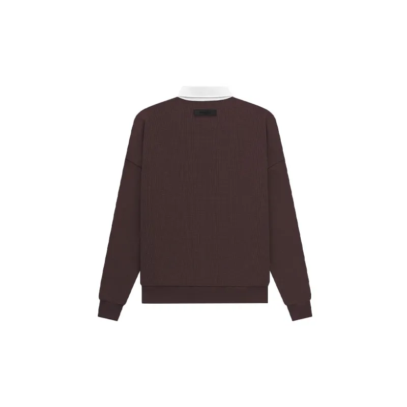 Fear Of God Essentials Waffle Henley Rugby-1