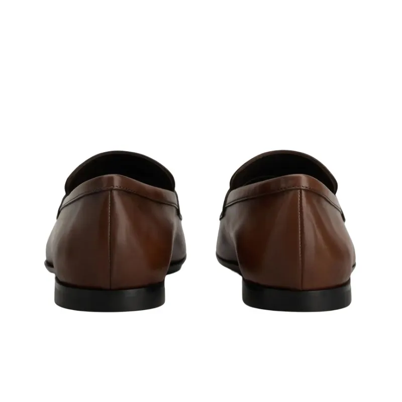 TOD'S Logo Embossed Slip On Loafers-3