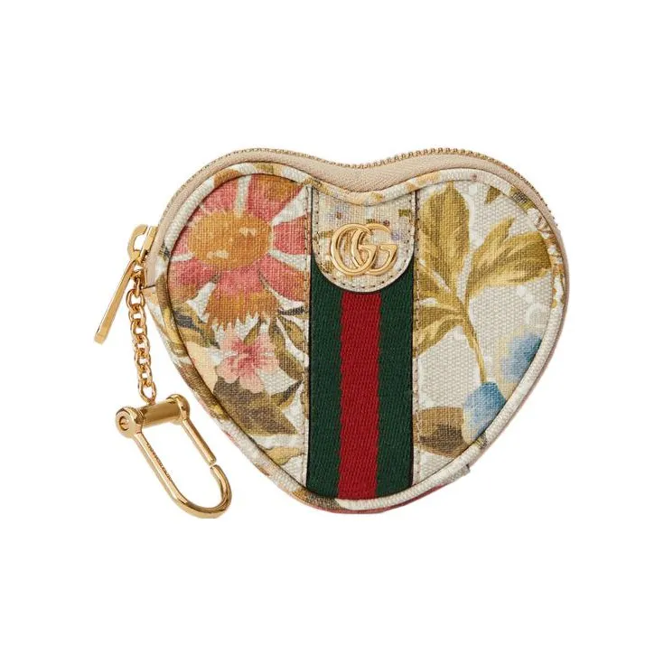 GUCCI Ophidia Canvas Coin Purse Canvas Bag Key Pouch Women's Multicolor-1