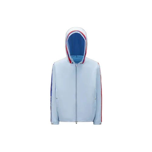 Moncler Jackets Men Light Blue