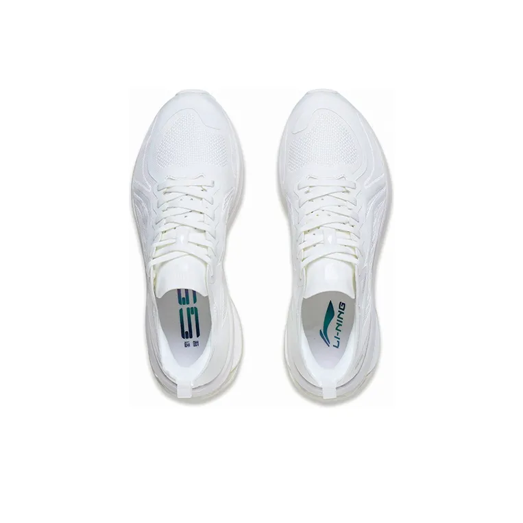 LiNing WuShi 5S 3.0 Anti Slip And Wear Resistant Breathable Low Top Running Shoes Women's Champagne White-2