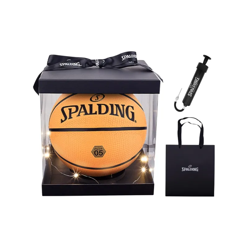SPALDING Pilot Collection 85 011Y Rubber Basketball Orange Size 7 Training Competition Unisex-4