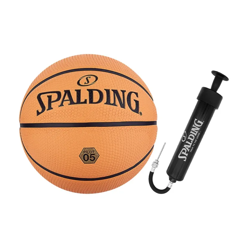 SPALDING Pilot Collection 85 011Y Rubber Basketball Orange Size 7 Training Competition Unisex-5