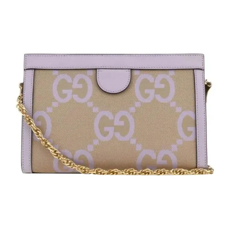 GUCCI Ophidia Canvas With Leather Crossbody Bag, Shoulder Bag Women's-2