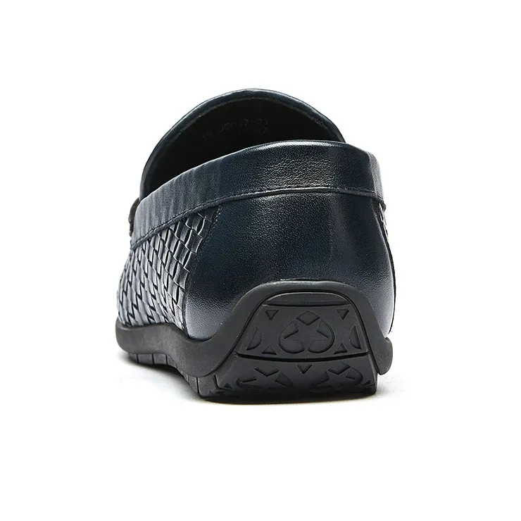KANGNAI Men's Casual Shoes Men Low-Top Blue-3