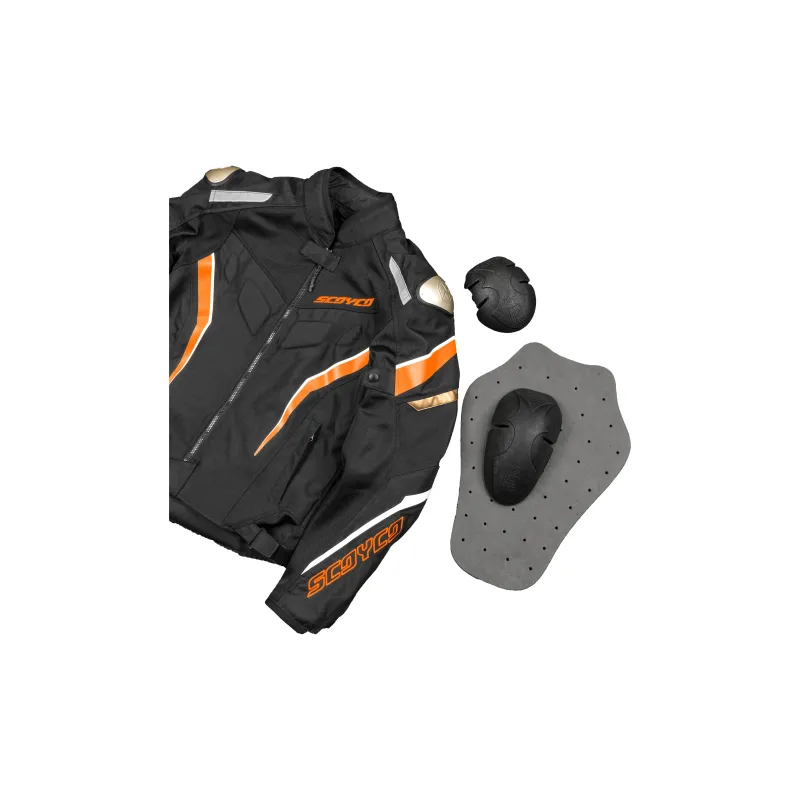 SCOYCO Racing Suits / Motorcycle Suits Unisex JK103 Black Orange-3