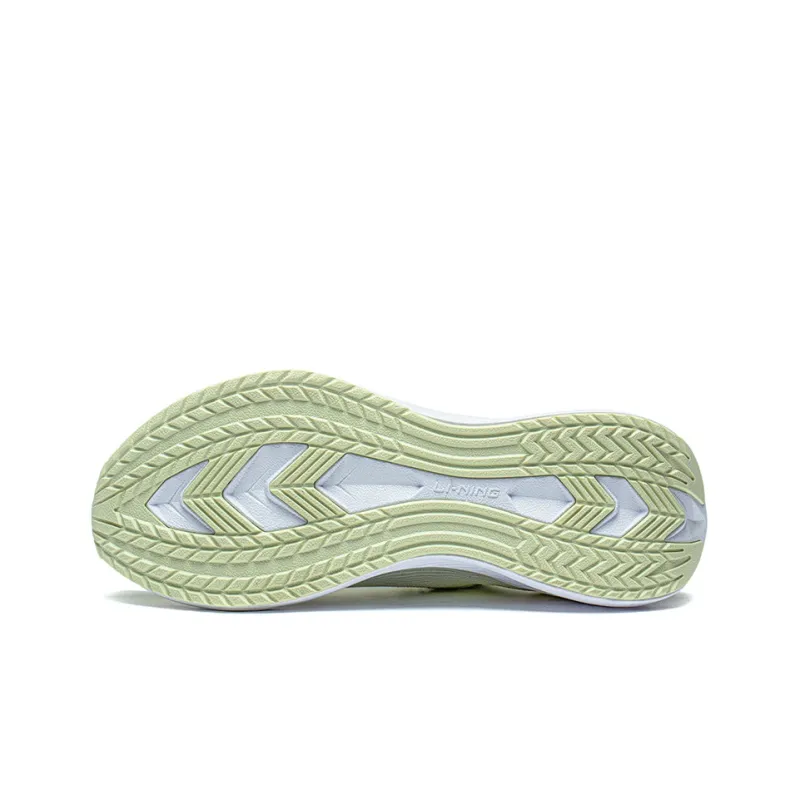 LiNing Wuyue Slip Resistant, Abrasion Resistant, Breathable Low Top Running Shoes Women's Light Fruit Green-4