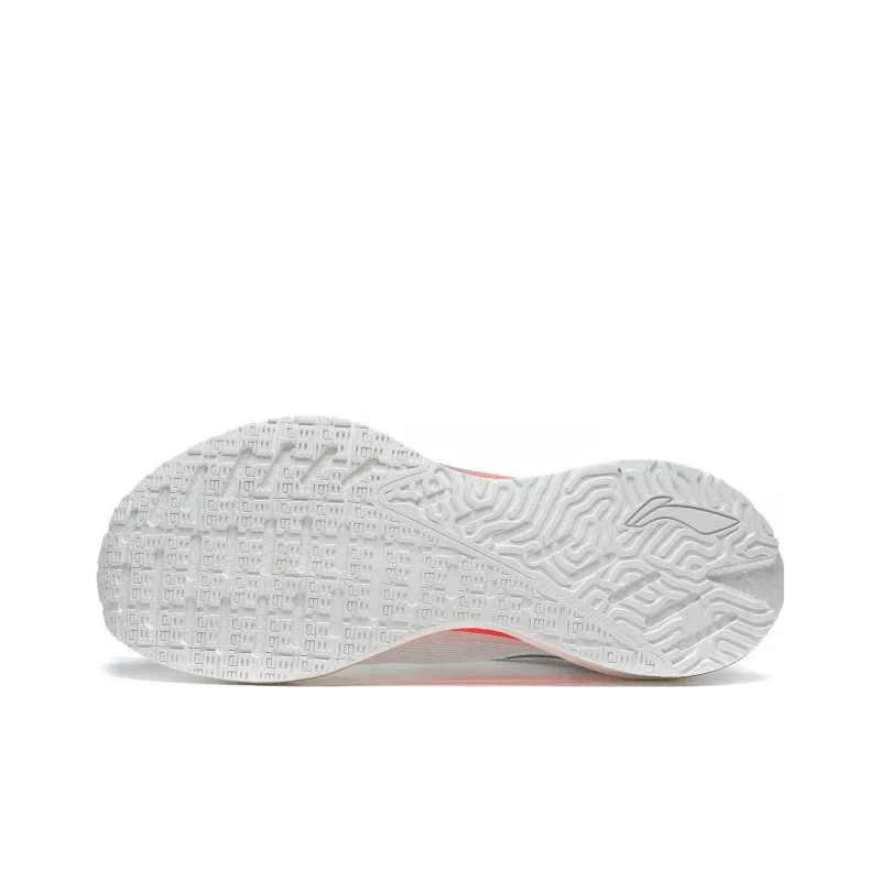 LiNing Jueying Essential Anti Slip And Wear Resistant Breathable Low Top Running Shoes Men's White Blue Orange Purple-5