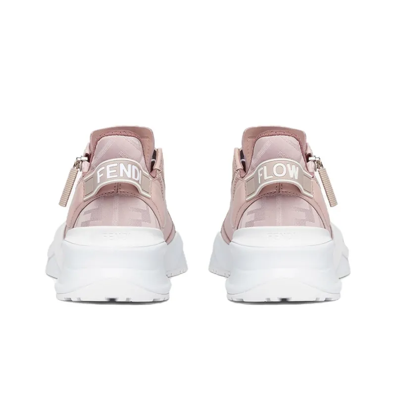 FENDI Flow Low Top Pink White Women's-4