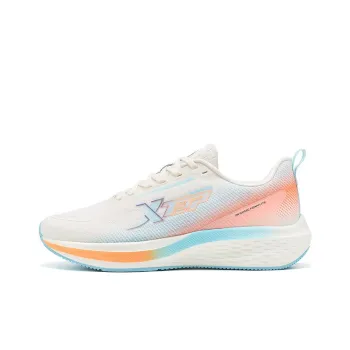 XTEP Star Speed Running Shoes Men Low Top White/Blue/Orange
