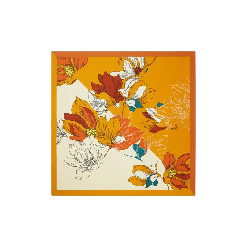 WENSLI Silk Scarves Women's-13
