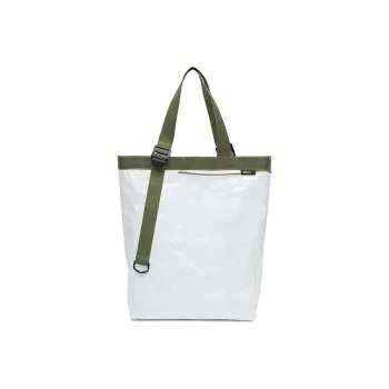 COMBACK Polyester Handbag Tote Bag Shopping Bag Shoulder Bag Regular Unisex White/Black