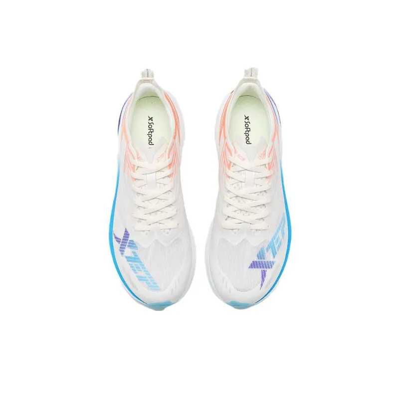 XTEP To Light 7.0 PRO Anti Slip And Wear Resistant Breathable Low Top Running Shoes Men's White Blue Pink-3