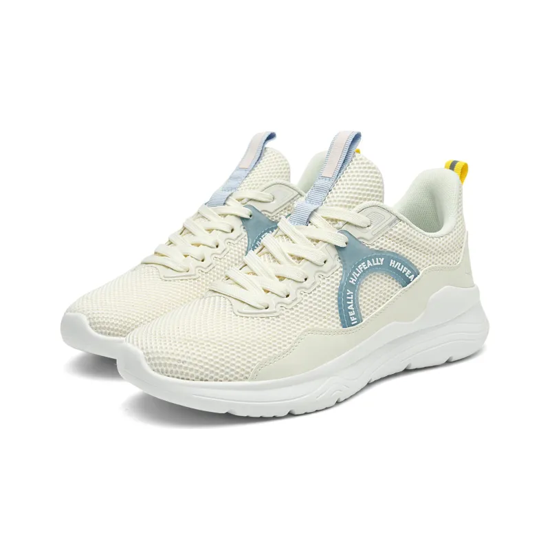 HLA Casual Shoes Women's Low Top White/Beige-8