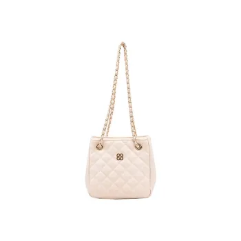 JANE KLAIN PU Handbag Shoulder Bag Small Size Women's White/Pink/Black