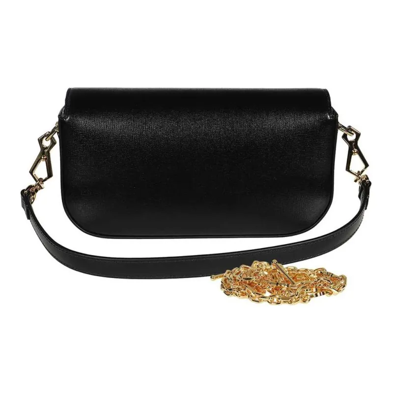 GUCCI Horsebit 1955 Leather Portable Crossbody Bag Shoulder Bag Small Size Women's Black-1