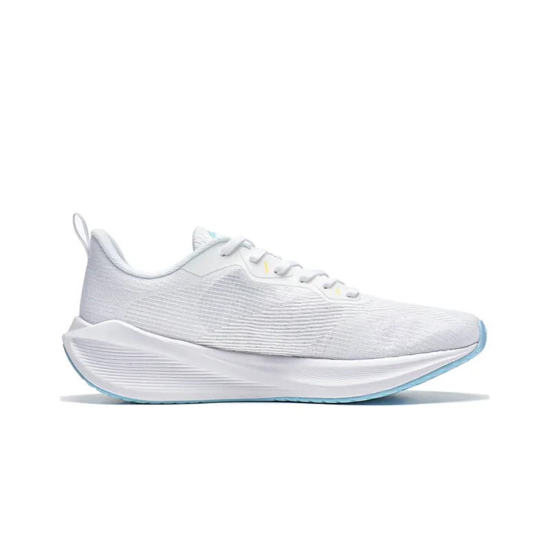 LiNing Wuyue Shock Absorbers Slip Resistant, Abrasion Resistant, Breathable Low Top Casual Running Shoes Men's White-1
