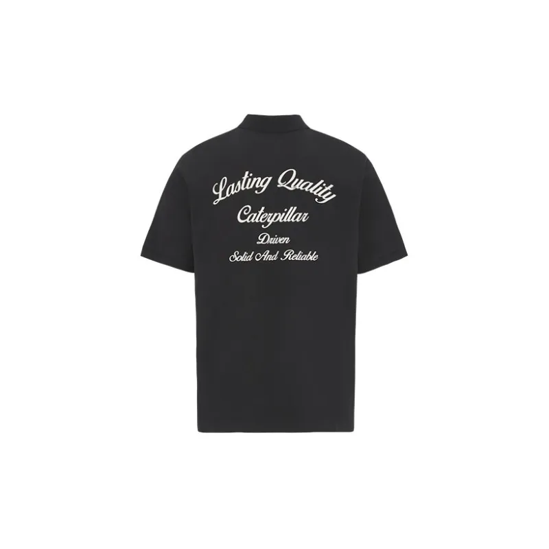 CAT Polo Shirts Unisex Black-1
