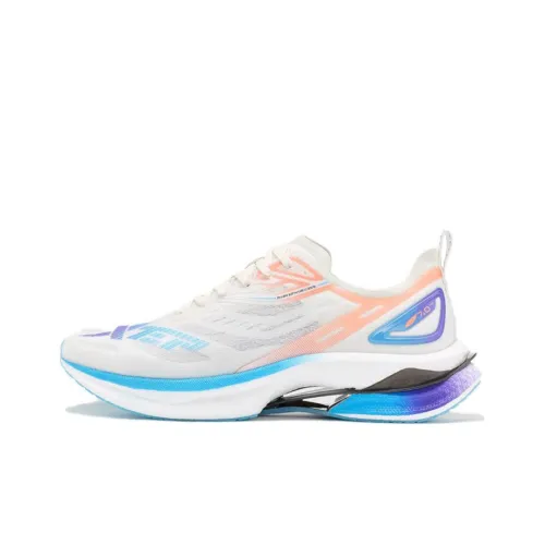 XTEP To Light 7.0 PRO Running Shoes Men Low-Top White/Blue/Pink