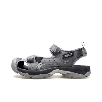 HUMTTO Beach River Trekking Shoes Sports Sandals Men's Gray