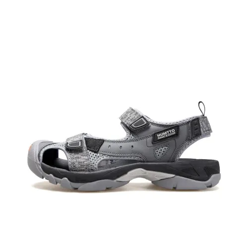 HUMTTO River Trekking Shoes Men Gray/Black