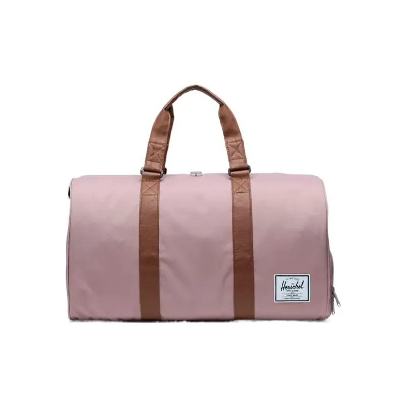Herschel Polyester Gym Bag Travel Bag Luggage Handbag Large Size Women's Gray Rose-2