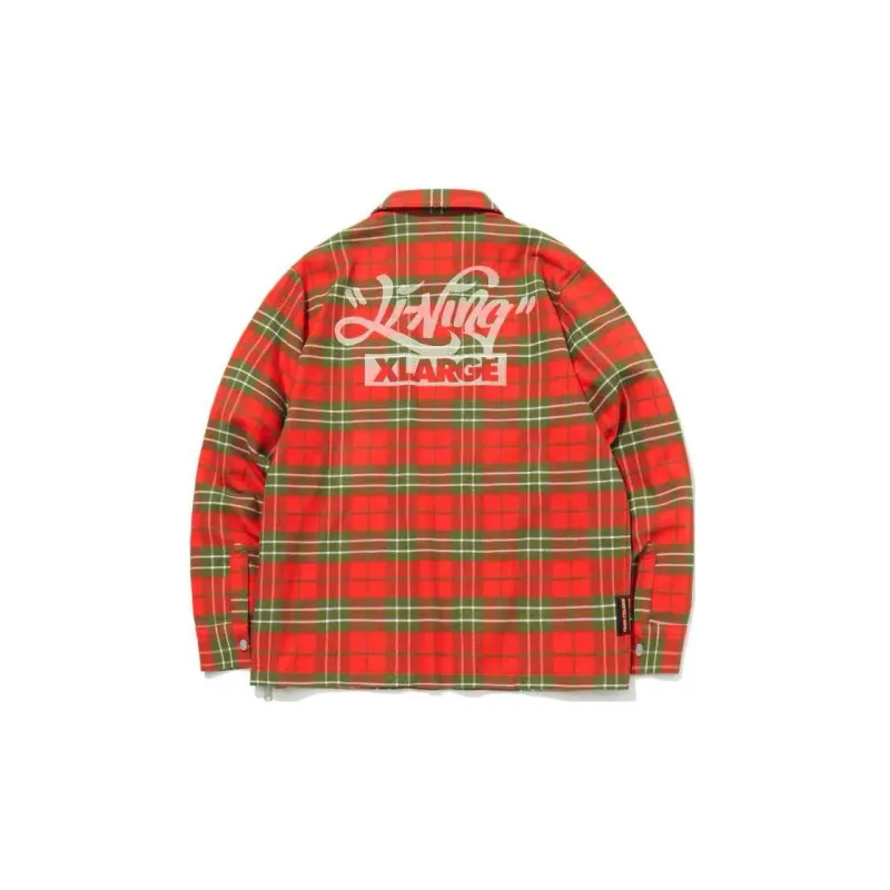LiNing x XLARGE Shirt Men's Flame Orange-1
