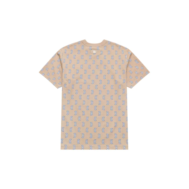 MLB Drop Shoulder Sleeve T-Shirt Unisex Light Sandy Brown-1
