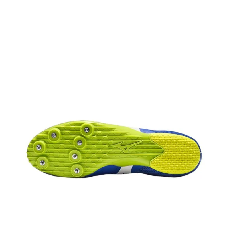 Mizuno Anti-Slip Wear-Resistant Low-Top Sprint Running Shoes Unisex Blue Green-2