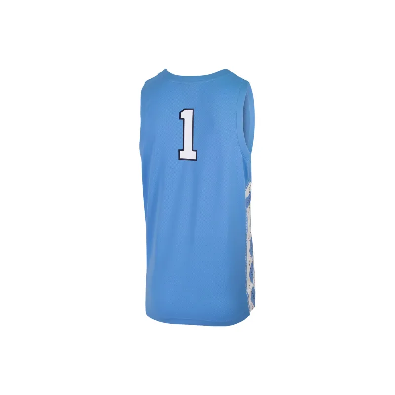 Jordan College Replica UNC Basketball Jerseys Men Blue-1
