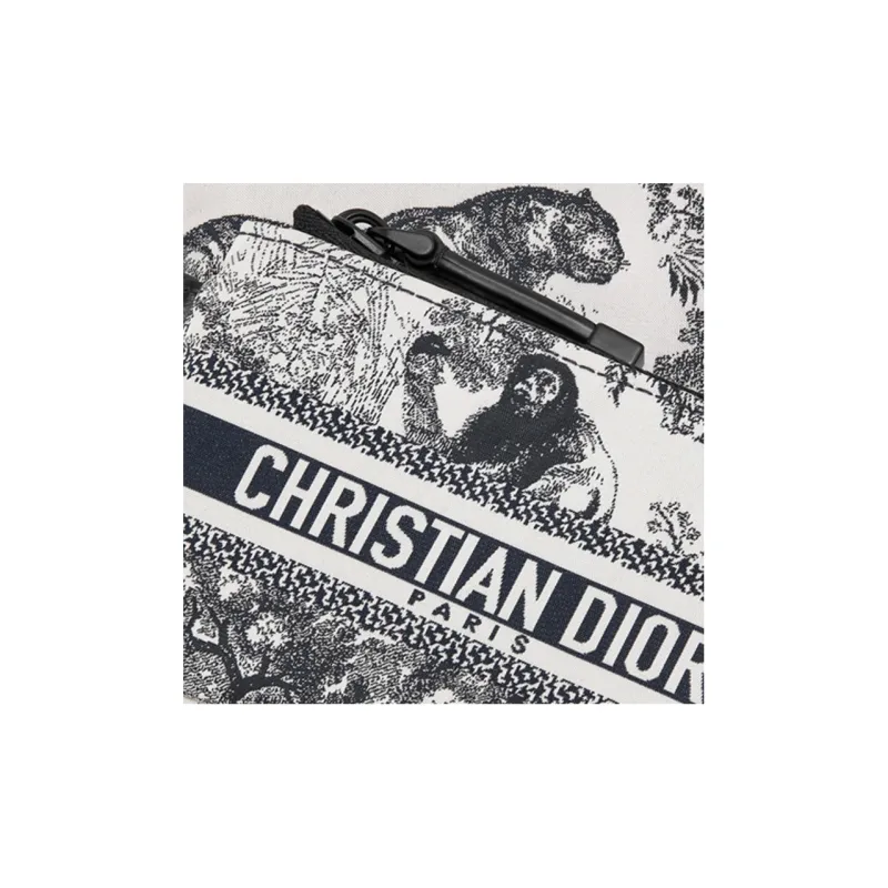 DIOR DiorTravel Technical Fabric Cell Phone Pouch Coin Purse Clutch Regular Women's Blue-5