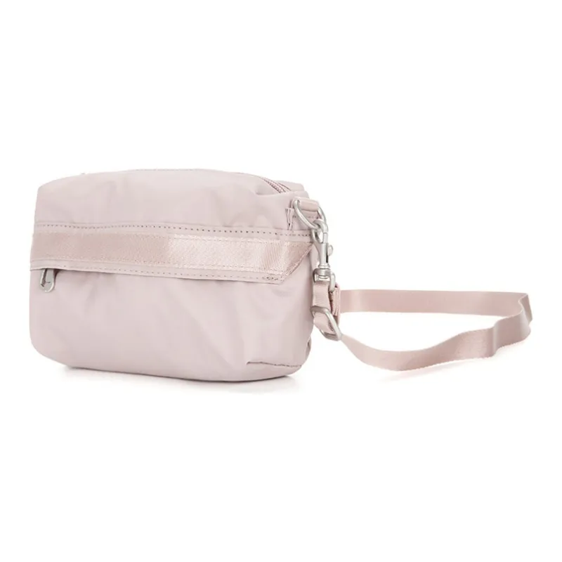 Nike Fabric Sports Bag, Crossbody Bag Regular Unisex Gray Pink-1
